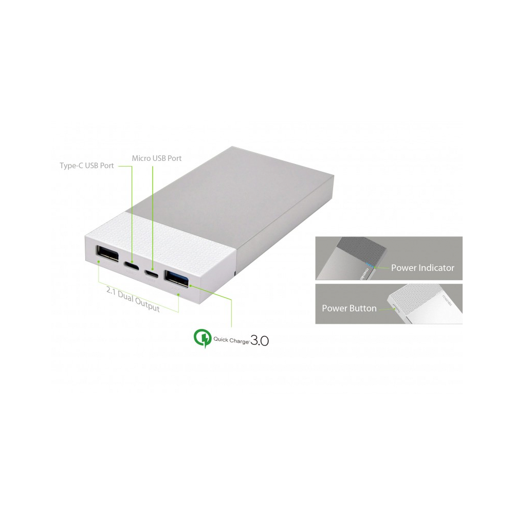 
<span>TMBQ3C-10K 10000mAh Power Bank｜USB Type-C & MicroUSB Compatible</span>
 thumbnail 3
