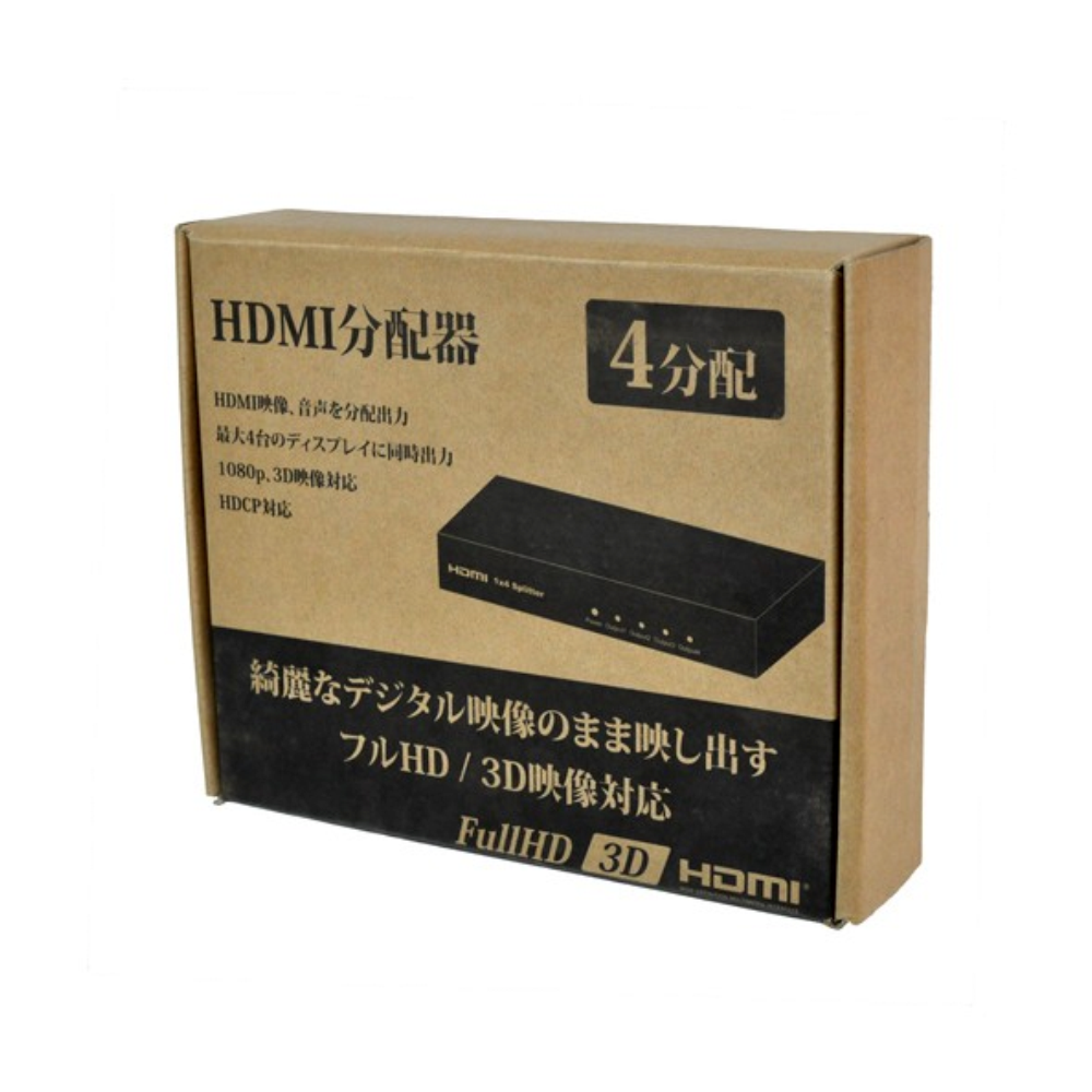 
<span>THDSP14D 1x4 HDMI Distributor Full HD 3D</span>
 thumbnail 3