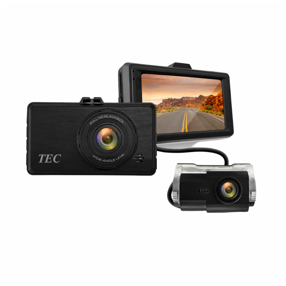 TDB-FHDGX Full HD Dual Camera Drive Recorder