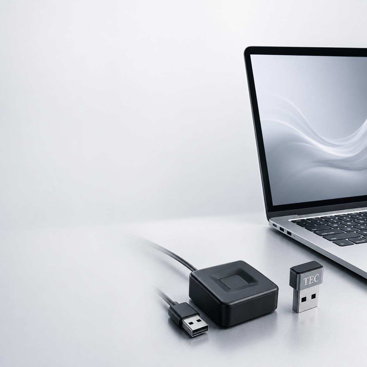 TEC biometric security product and laptop